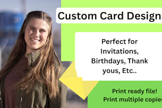 make custom card designs to print