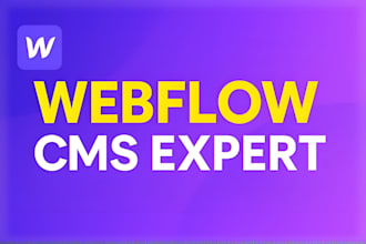 do webflow cms website or figma to webflow or webflow landing page