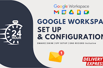 set up and fix google workspace professionally for you