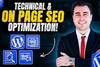 do on page and technical seo optimization with website audit