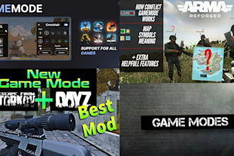develop custom game modes for gmod, dayz, and arma reforger