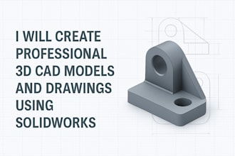 create 3d cad models and technical drawings using solidworks