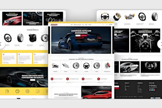 design auto part shopify store auto parts car store automobile auto part website