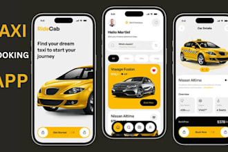 build a custom taxi booking app, taxi app and uber clone app for android IOS