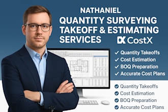 do accurate quantity takeoffs and construction cost estimation with costx