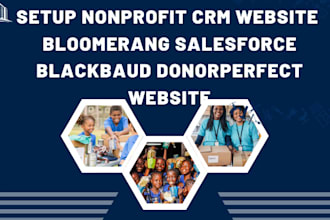 setup nonprofit CRM bloomerang salesforce blackbaud donorperfect funraise salsa
