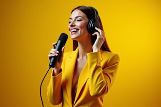 sing high quality pop edm rnb female lead or backing vocals