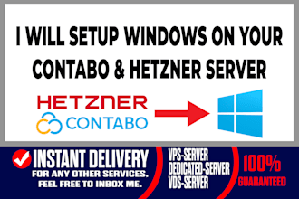 install windows on your contabo vps within 1h