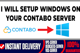 install windows on your contabo vps within 1h