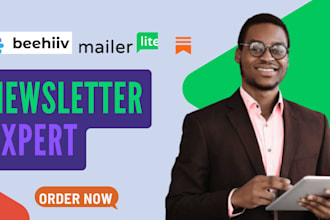do mailerlite beehive beehiiv newsletter automation signup landing page campaign