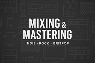 professionally mix and master your indie or britpop track