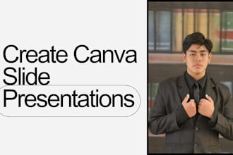 design clean canva slide presentations from your content