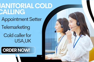 janitorial cold calling, cold caller, cold calling janitorial cleaning service
