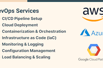 be your devops engineer, AWS, azure, gcp