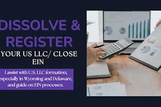register US llc dissolve llc  terminate or clos wyoming llc amend llc close ein