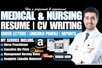 write nursing resumes, medical, healthcare, surgeon, biotech, nurse practitioner