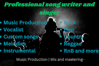 be female singer, songwriter, country female singer, female rock singer, rapper