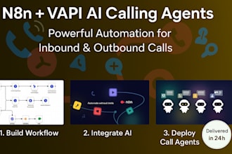 build custom n8n ai agent automation vapi ai voice call n8n synthflow chatbot