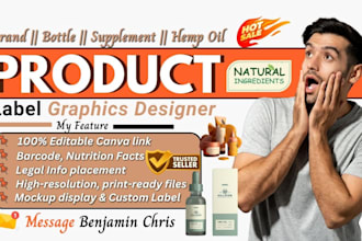 design custom and modern product labels cbd label and packaging for your brand