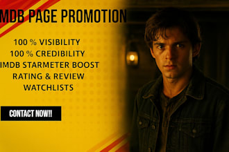 promote imdb profile, imdb page, movie rating to increase the start meter