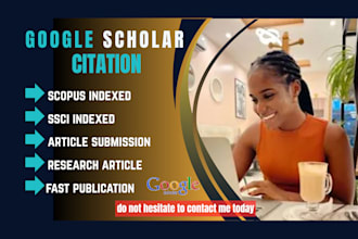 write, publish article to increase google scholar citations, backdated, journals