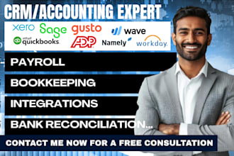 setup payroll bookkeeping xero quickbooks sage gusto adp namely workday wave