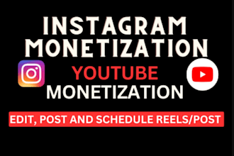 do organic promotion to grow tiktok, instagram, youtube, and tiktok monetization