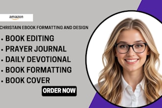 design, format christian ebook, daily devotion, prayer book journal amazon kdp