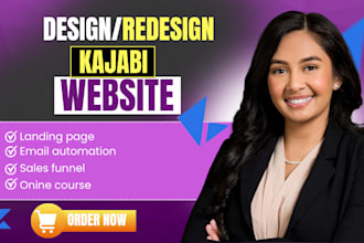 setup kajabi online course, kajabi website,kajabi expert,landing page