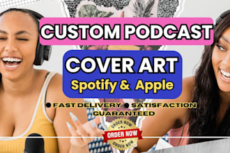 design podcast cover art for coaches on spotify and apple platforms