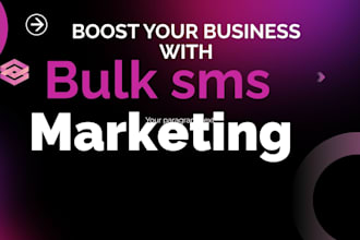 send out bulk sms blast email campaign text message sms marketing to your target