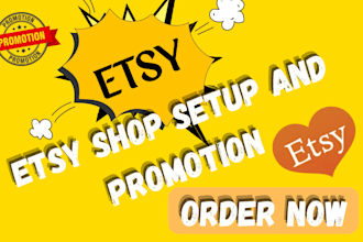 set up etsy digital product shop etsy seo listing etsy stan store sales setup