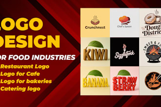 design a restaurant, cafe, bakery, catering or food truck logo