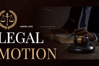 draft legal court motion legal petition eviction notice demand or desist letter