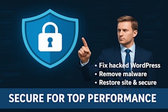 fix hacked wordpress remove malware restore site and secure for top performance