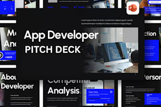 design app development investor ready pitch deck mobile tech fundraising