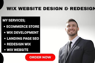 do wix website design and redesign  wix ecommerce wix online  store wix studio