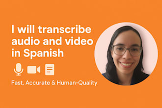 transcribe long spanish audio or video