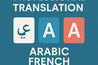 write or translate your professional CV in english or french