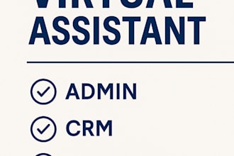 be your reliable virtual assistant for admin or customer support