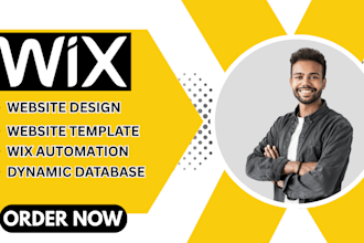do wix templates automation wix website design wix velo code dynamic database