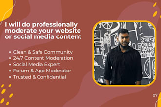 do professionally moderate your website or social media content