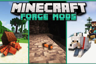 create and port custom forge and fabric mod to your desired version