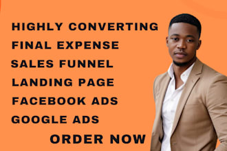 design final expense gohighlevel website final expense gohighlevel landing page