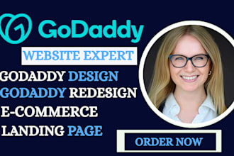 design and redesign your godaddy website with expert SEO and performance