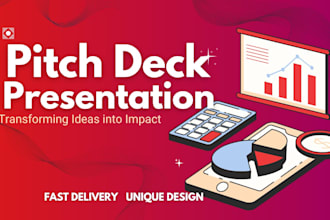 design or redesign engaging powerpoint presentation,pitch desk slide and canva