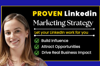 be your linkedin social media marketing manager and content creator