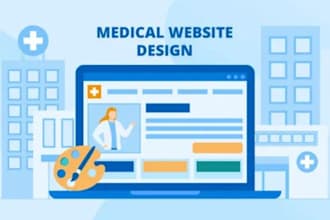 design medical, healthcare website, dental, clinic, hospital website