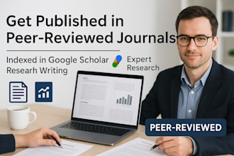 write and publish article in a peer reviewed index google scholar journal