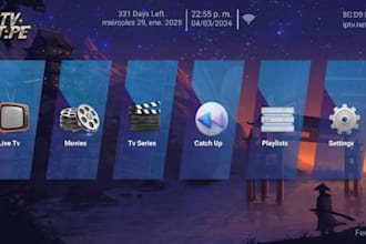 rebrand your latest android iptv apps like tivimate, ibo plyer, smarter pro,